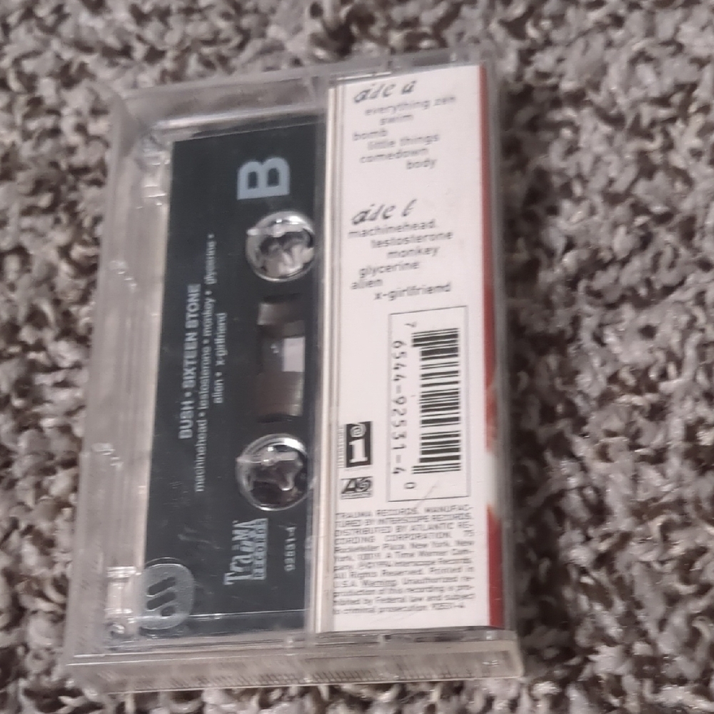 Bush Sixteen Stone Cassette Tape - Picture 2 of 3